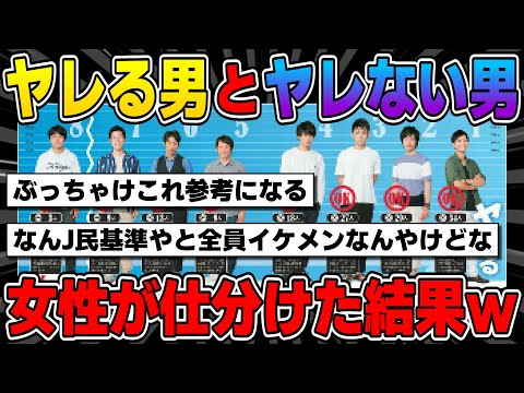 【2chまとめ】女性がヤレる男とヤレない男を仕分けた結果ｗｗｗ【面白いスレ】